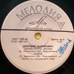 Здравствуйте, Друзья (7 Дюймов)