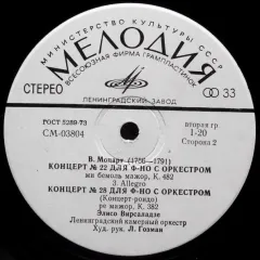 Концерт № 22 Для Фортепиано С Оркестром / Концерт № 28 Для Фортепиано С Оркестром