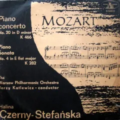 Piano Concerto No. 20 In D Minor K 466 / Piano Sonata No. 4 In E Flat Major K 282 EX PL