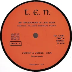 Les Troubadours De Leau Noire Chantent