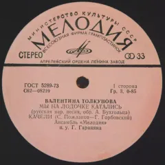 Мы На Лодочке Катались (7 Дюймов) Без обложки
