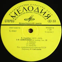 Симфония No 2 До Минор, Соч. 29