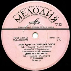 Советский Союз / День Без Выстрела / Налетели Дожди / Я - Гражданин Советского Союза (7 Дюймов)