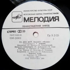 На Два Дня Без обложки