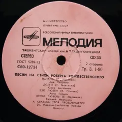 Песни На Стихи Р. Рождественского