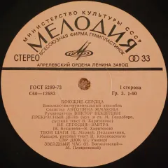 Антонина Жмакова И Ансамбль "Поющие Сердца" / Antonina Zhmakova And "Poyushchiye Serdtsa" /Singing Hearts/ Group Без обложки