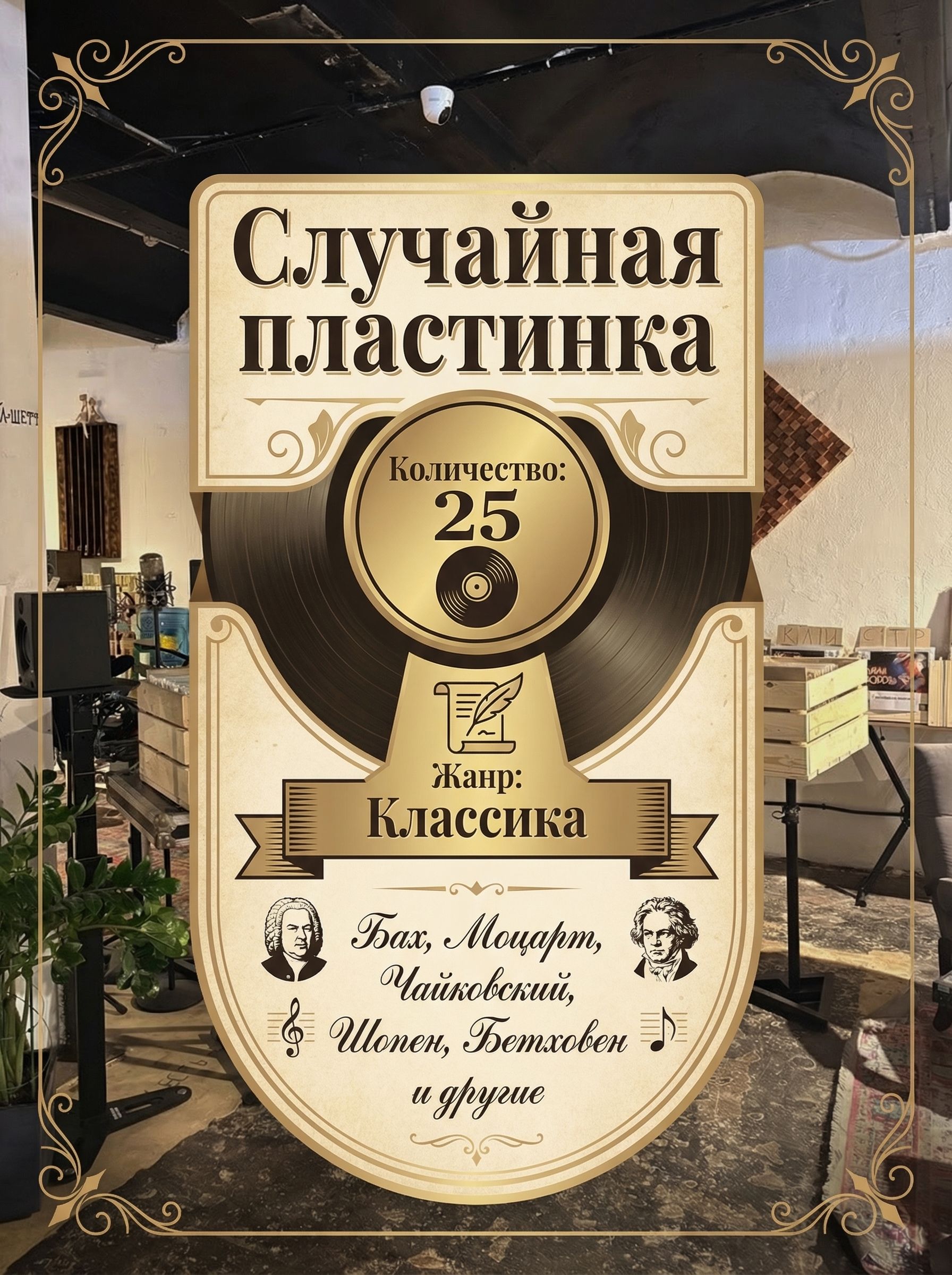 Комплект из 25-ти случайных виниловых пластинок. Жанр: Классика